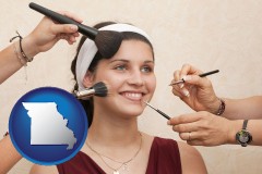 missouri map icon and beauticians